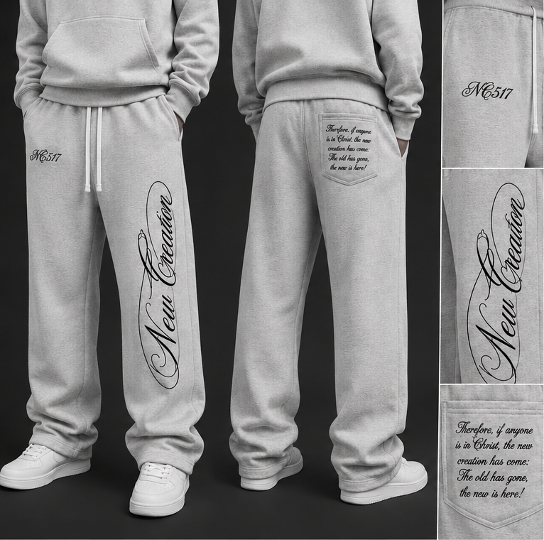 "NC517" Heavy Weight Baggy Sweat Pants